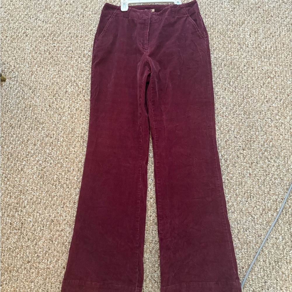 Burgundy Corduroy Pants